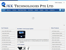 Tablet Screenshot of jkktech.com